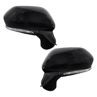 Replacement - Driver and Passenger Side Power View Mirror Set (Heated, Foldaway) (Standard Line)