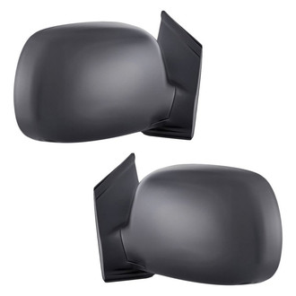 Replacement - Driver and Passenger Side Power Remote View Mirror Set (Heated, Foldaway) (Standard Line)