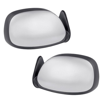 Replacement - Driver and Passenger Side Power Remote View Mirror Set (Non-Heated, Foldaway) (Standard Line)