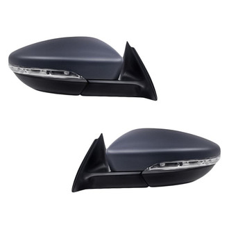 Replacement - Driver and Passenger Side Power View Mirror Set (Heated, Foldaway) (Standard Line)