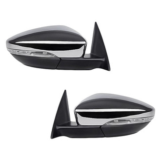Replacement - Driver and Passenger Side Power View Mirror Set (Heated, Foldaway) (Standard Line)