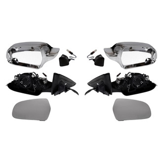 Replacement - Driver and Passenger Side Power View Mirror Set (Heated, Foldaway) (Standard Line)