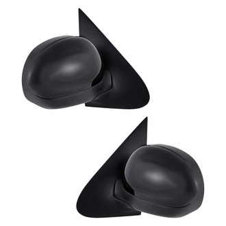 Replacement - Driver and Passenger Side Power Remote View Mirror Set (Non-Heated, Foldaway) (Standard Line)