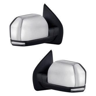 Replacement - Driver and Passenger Side Power View Mirror Set (Heated, Foldaway) (Standard Line)