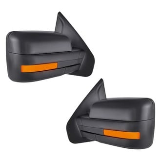 Replacement - Driver and Passenger Side Power View Mirror Set (Non-Heated, Foldaway) (Standard Line)