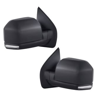 Replacement - Driver and Passenger Side Power View Mirror Set (Heated, Foldaway) (Standard Line)
