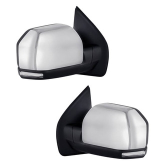 Replacement - Driver and Passenger Side Power View Mirror Set (Heated, Foldaway) (Standard Line)