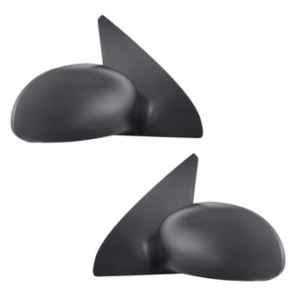 Replacement - Driver and Passenger Side Manual View Mirror Set (Non-Heated, Non-Foldaway) (Standard Line)