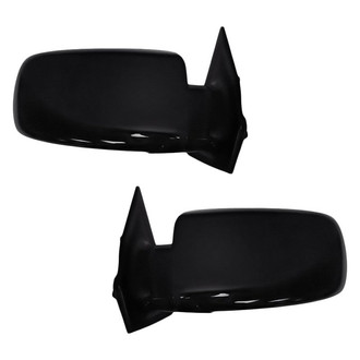 Replacement - Driver and Passenger Side Manual View Mirror Set (Non-Heated, Foldaway) (Standard Line)
