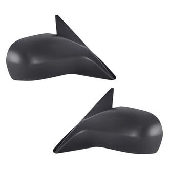 Replacement - Driver and Passenger Side Power Remote View Mirror Set (Heated, Non-Foldaway) (Standard Line)