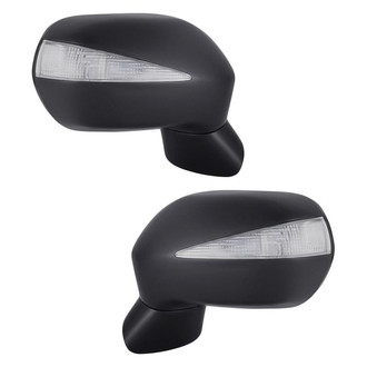 Replacement - Driver and Passenger Side Power View Mirror Set (Non-Heated, Foldaway) (Standard Line)