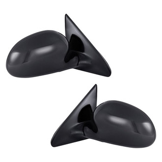 Replacement - Driver and Passenger Side Power Remote View Mirror Set (Non-Heated, Foldaway) (Standard Line)