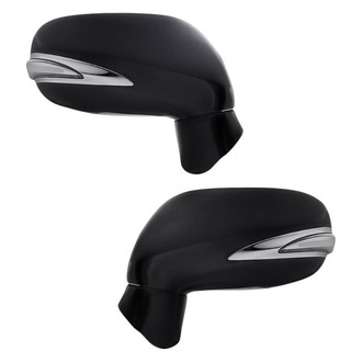 Replacement - Driver and Passenger Side Power View Mirror Set (Heated, Foldaway) (Standard Line)