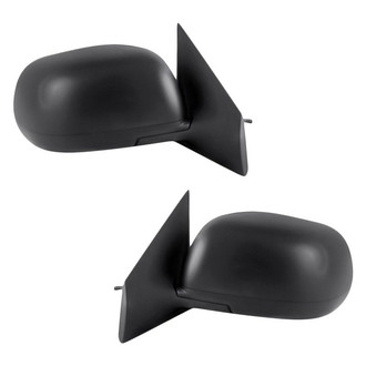 Replacement - Driver and Passenger Side Manual View Mirror Set (Non-Heated, Foldaway) (Standard Line)