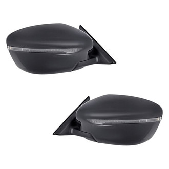 Replacement - Driver and Passenger Side Power View Mirror Set (Heated, Foldaway) (Standard Line)