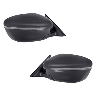 Replacement - Driver and Passenger Side Power View Mirror Set (Non-Heated, Foldaway) (Standard Line)