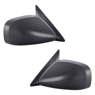 Replacement - Driver and Passenger Side Power Remote View Mirror Set (Non-Heated, Non-Foldaway) (Standard Line)