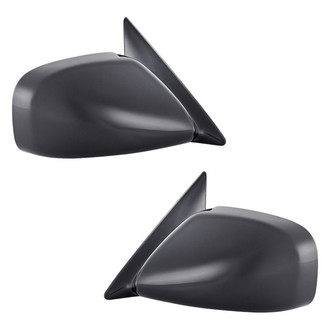 Replacement - Driver and Passenger Side Power Remote View Mirror Set (Non-Heated, Non-Foldaway) (Standard Line)
