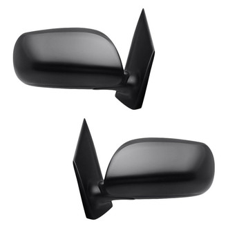 Replacement - Driver and Passenger Side Manual View Mirror Set (Non-Heated, Foldaway) (Standard Line)