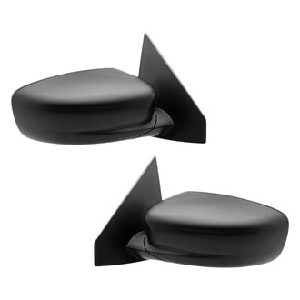 Replacement - Driver and Passenger Side Manual View Mirror Set (Non-Heated, Foldaway) (Standard Line)