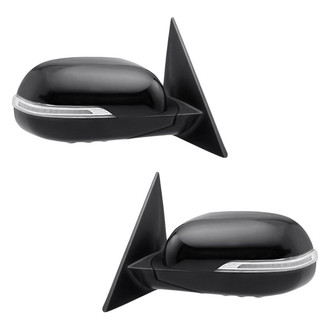 Replacement - Driver and Passenger Side Power View Mirror Set (Heated, Foldaway) (Standard Line)