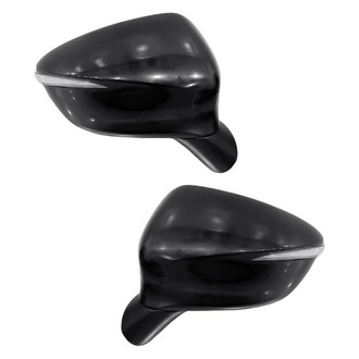 Replacement - Driver and Passenger Side Power View Mirror Set (Heated, Foldaway) (Standard Line)