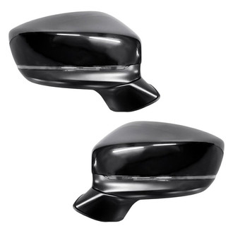 Replacement - Driver and Passenger Side Power View Mirror Set (Heated, Foldaway) (Standard Line)
