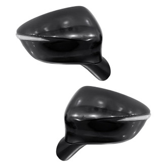 Replacement - Driver and Passenger Side Power View Mirror Set (Non-Heated, Foldaway) (Standard Line)