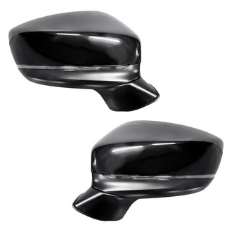 Replacement - Driver and Passenger Side Power View Mirror Set (Heated, Foldaway) (Standard Line)