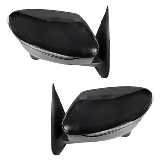 Replacement - Driver and Passenger Side Power View Mirror Set (Heated, Foldaway) (Standard Line)