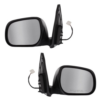 Replacement - Driver and Passenger Side Power View Mirror Set (Non-Heated, Foldaway) (Standard Line)