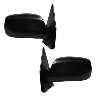 Replacement - Driver and Passenger Side Manual Remote View Mirror Set (Non-Heated, Foldaway) (Standard Line)