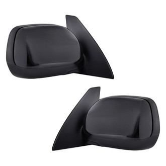 Replacement - Driver and Passenger Side Manual View Mirror Set (Non-Heated, Foldaway) (Standard Line)