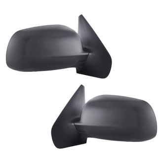 Replacement - Driver and Passenger Side Power Remote View Mirror Set (Heated, Foldaway) (Standard Line)