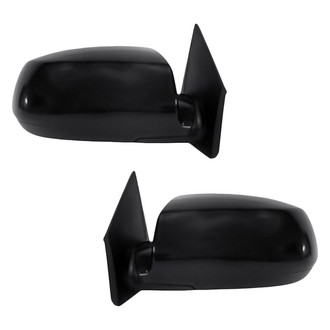 Replacement - Driver and Passenger Side Manual View Mirror Set (Non-Heated, Foldaway) (Standard Line)