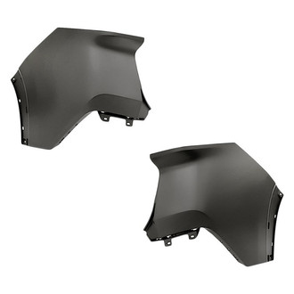 Replacement - Rear Driver and Passenger Side Bumper Cover Set (Standard Line)