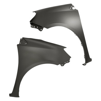 Replacement - Front Driver and Passenger Side Fender Set (CAPA Certified)