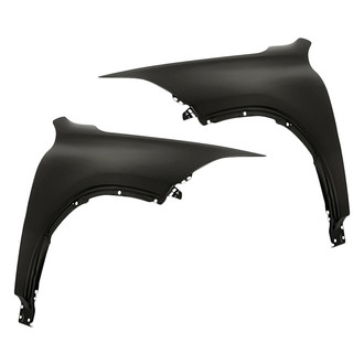 Replacement - Front Driver and Passenger Side Fender Set (CAPA Certified)
