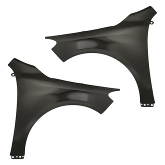 Replacement - Front Driver and Passenger Side Fender Set (CAPA Certified)