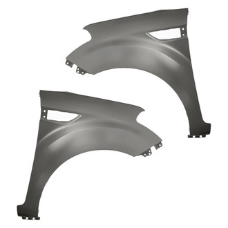 Replacement - Front Driver and Passenger Side Fender Set (CAPA Certified)