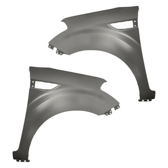 Replacement - Front Driver and Passenger Side Fender Set (Standard Line)
