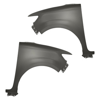 Replacement - Front Driver and Passenger Side Fender Set (Standard Line)