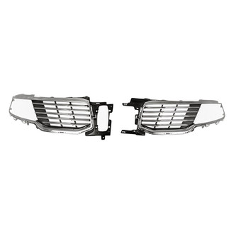 Replacement - Driver and Passenger Side Grille Set (CAPA Certified)