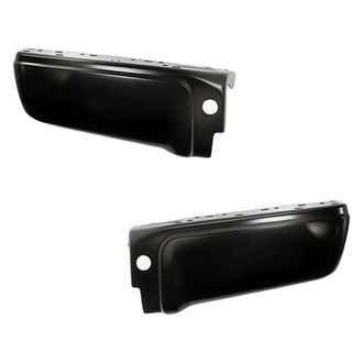 Replacement - Rear Driver and Passenger Side Bumper End Set (Standard Line)