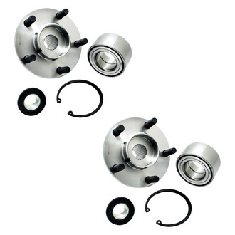 Replacement - Front Wheel Hub Assembly Kit with Bearings