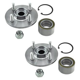 Replacement - Front Wheel Hub Assembly Kit with Bearings