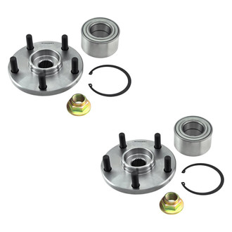 Replacement - Front Wheel Hub Assembly Kit with Bearings