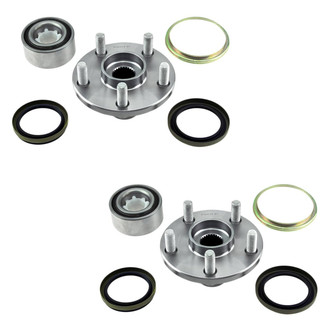 Replacement - Front Wheel Hub Assembly Kit with Bearings