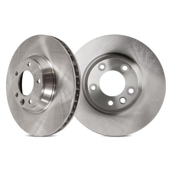 Replacement - Plain Front Brake Rotor Set