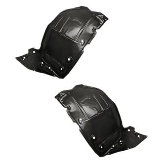 Replacement - Front Driver and Passenger Side Fender Liner Front Section Set (Standard Line)